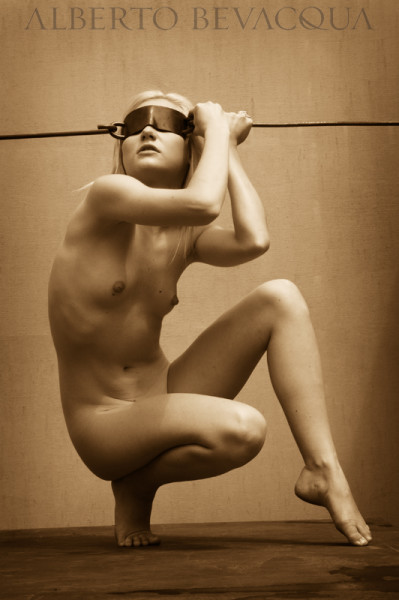 Odette Delacroix in an artistic pose