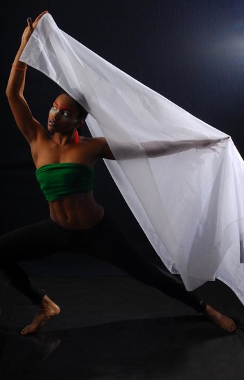 Uzuri Amini in a dance pose