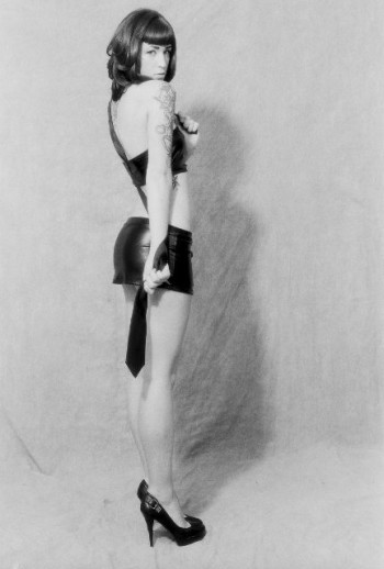 Vivian V Taylor in black and white